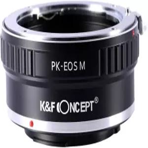 펜탁스 K PK 마운트 렌즈와 캐논 마이크로 싱글 EOS M EF-M 카메라에 호환되는 F 컨셉 어댑터