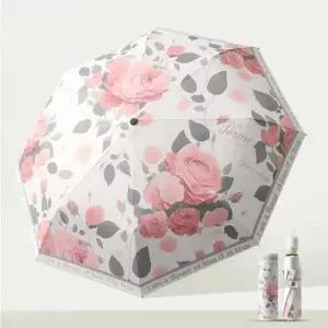 장미/데이지 꽃무늬 플라워 여성 여름 양산 접이식 암막코팅