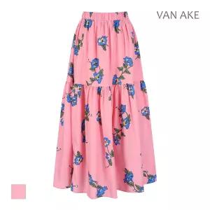 [반에이크] 플라워패턴 밴딩 롱스커트_VB45SKQ306Z