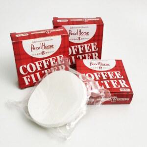 원형 커피 필터 종이 아이스 포트 도구 모카 페이퍼 56mm 60mm 100