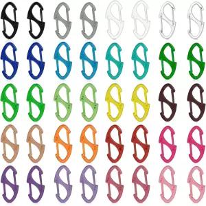 랜야드 스위블 스냅 훅스 헤비 듀티 메탈 랍스터 집게발 백팩 매력 지퍼 풀 구슬 프로젝트 컬러풀한 작은