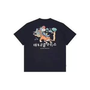 마크곤잘레스 MARK GONZALES 코리아 에디션 타이거 반팔 티셔츠 - NAVY Z262UST590065