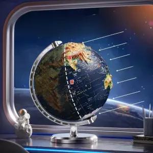 교육용 지구본 입체 3d 야광 발광 인테리어 세계지도 학습 미세부조 대형 사무실 지형