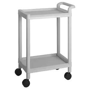 병원검사실 낙하방지 높은 수납칸 2단카트 치위생사 한의원 트롤리