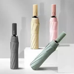 4색 1개 남성 여성 암막코팅 접이식 자동 양산 양우산 우양산 햇빛양산