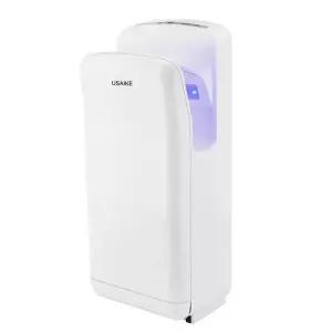 핸드 드라이어 삽입형 손건조기 화이트 상가 호텔 고속 강풍 벽걸이 무소음 자동 핸드건조기