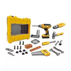 리얼 키즈툴 공구세트 가방 전동드릴 펜치 망치 드라이버 톱 스패너 나사 너트 역할놀이 선물