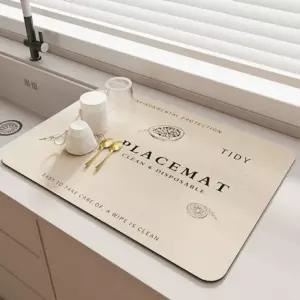 매트 물빠짐 건조 싱크대 흡수 신상입고 드라잉 주방 대형 인기제품 설거지 패드 식기