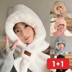 후드 머플러 넥워머 겨울 보온 모자 방한 기모 목 얼굴