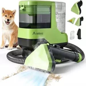 AAOBOSI 휴대용 카펫 클리너 기계 스마트 음성 안내 셀프 클리닝 반려동물 자동차 소파 및 계단용 4가지