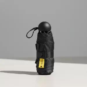 ( )초경량 암막 5단 양우산 자외선 차단 휴대용 미니 양산 블랙