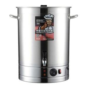전기 업소용 스텐 30L 장국 이동식 내열성 보냉 육수보온통 물통 100L 수도꼭지O