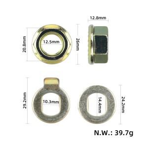 쿠리린 G2 Max/마스터/G3 Pro/G4 Max 전동 스쿠터 엔진 스크류 모터 샤프트 너트 훅 플레이트용 M14 나사