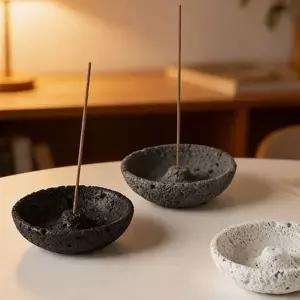 [셀러에이드]향 꽂이 받침대 인센스 홀더 도자기 인테리어 스틱 명상 향로