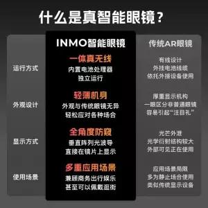 INMO Air 무선 투명 증강현실 안경 AR 스마트