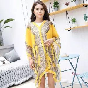 여자 햇빛차단 카디건 비치 여름 망토 원피스 숄 그늘 숄망토yza313