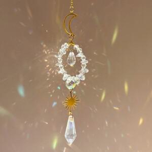 1pc 매달려 크리스탈 Suncatcher, 창, 집, 정원용 레인보우 메이커