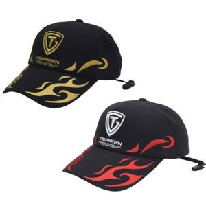 낚시연구소 TSURIKEN 피싱 캡 TC213 블랙 골드 프리