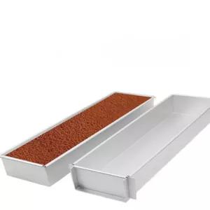 티라미수 틀 케이크 분리형 스테인리스 대형 용기 업그레이드 파운드 몰드 시나몬롤 긴