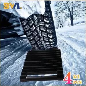 스노우체인 차량용 타이어 트랙션 매트 휴대용 미끄럼방지 휠 패드 사다리 눈얼음 비상용 논슬립 그립