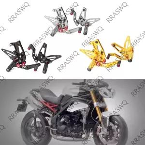 TRIUMPH Speed Triple 1050 2011 2012 2013 2014 CNC 조절식 발판 풋 페그 레이스