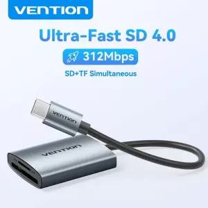 CF카드리더기 Vention SD 40 카드 리더기 312Mbps USB 30 C 어댑터 TF OTG 메모리 변환기 아이폰 17 삼성