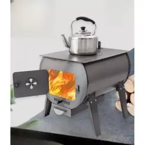 거꾸로타는 화목 난로 캠핑 소형 야외 주물 불멍 오븐모델 표준모델 50 x 30