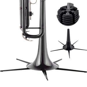 5다리 접이식 트럼펫 스탠드 안정 금속 클라리넷 블랙 브래킷 목관 악기 액세서리