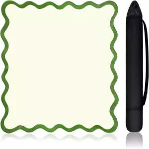 여행용 미니 마지옹 매트 귀여운 스캘럽 소형 미끄럼 방지 마작 액세서리 선물 도미노 타일 게임 테이블