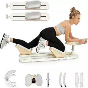 FlexiHome 척추 감압 기계 분리형 비틀림 및 스트레칭 트레이너 요통 를 위한 조절식 허리 다리 코어
