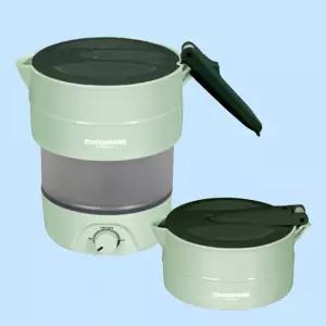 캠핑 여행용 접이식 전기포트 0.8L 접는 전기주전자 미니 폴딩포트 휴대용 아웃도어 케틀 전동 주전자