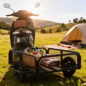 자전거 트레일러 바이크 짐받이 후방 짐칸 견인 카고 화물칸 웨건 캐리어 트롤리 짐수레