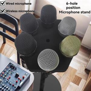 A74K-쇼크 마운트 윈드스크린 마이크 클립 멀티 스탠드 휴대용 홀더