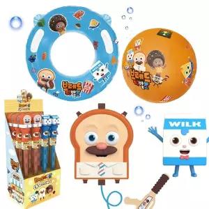 [위니코니]브레드이발소 탱탱볼 스틱버블 배낭물총 손잡이튜브