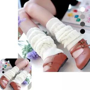 마이한 보온 여성 꽈배기 여자레그워머 발레 겨울 다리 골프 발토시 니삭스 니트