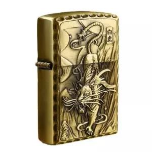 오일라이터 빈티지 캠핑 라이터 기름 부싯돌 라이타