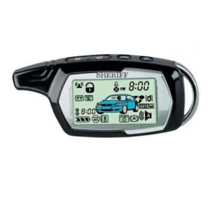 양방향 ZX-1090 LCD 리모컨 키체인, 보안관 자동차 알람 키 1090, 10 개/로트