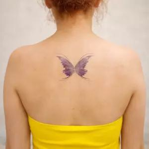 펄 나비 타투 스티커 페이스 바디 문신 얼굴 종아리 헤나