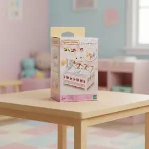 실바니안패밀리 (세쌍둥이 아기침대와 모빌) 아기방 가구 미니어처 인형의집 하우스 꾸미기