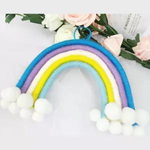 어린이집 방문 벽 인테리어 무지개 장식 소품 카페 30대여성 모빌
