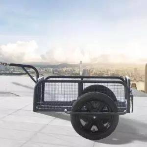 리어카 트레일러 전기자전거 웨건 화물수레 바이크 운반 배달 짐받이
