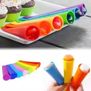 아이스크림메이커 레인보우 실리콘 아이스크림 몰드 얼음틀
