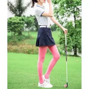 라운딩 차단 자외선 골프 웨어 여름 스타킹 여자