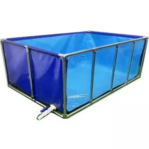 야외 풀장 캔버스 전원주택 간이 두꺼운 원형 브래킷