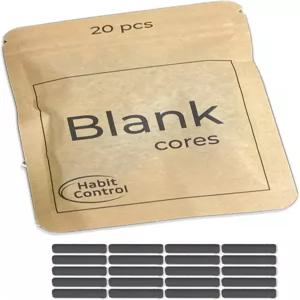 호흡 목걸이 리필 - 습관 조절 무향 코어 세트 20개 면 윅 에센셜 오일 흡입기 교체 키트 아로마테라피용