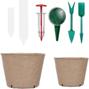 콤팩트 씨앗 화분 배수 식물 컵 경량 정원 도구 150개 심기 세트 실내 야외 발코니 온실 꽃 채소 수경