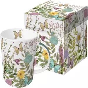 Paperproducts Design 장식용 본차이나 머그 선물 세트 - 음료 뜨거운 차 예술적인 디자인 13.5온스 컬러