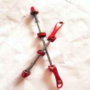 접이식 자전거 스큐어 퀵 릴리스 레버 세트 프론트 or 리어 85mm 145mm 다혼용