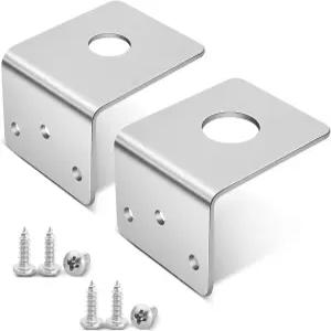 아니나 NMO 안테나 L 브래킷 5/8 3/4 트럭 지프 보트용 304 홀 스테인리스 스틸 마운팅 NMO/CB/HAM/GMRS