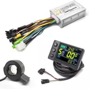 전기 자전거 스쿠터 산악 부품을 위한 JOCHEN Ebike 36V/52V 30A/40A 브러시리스 컨트롤러 미니 LCD S866